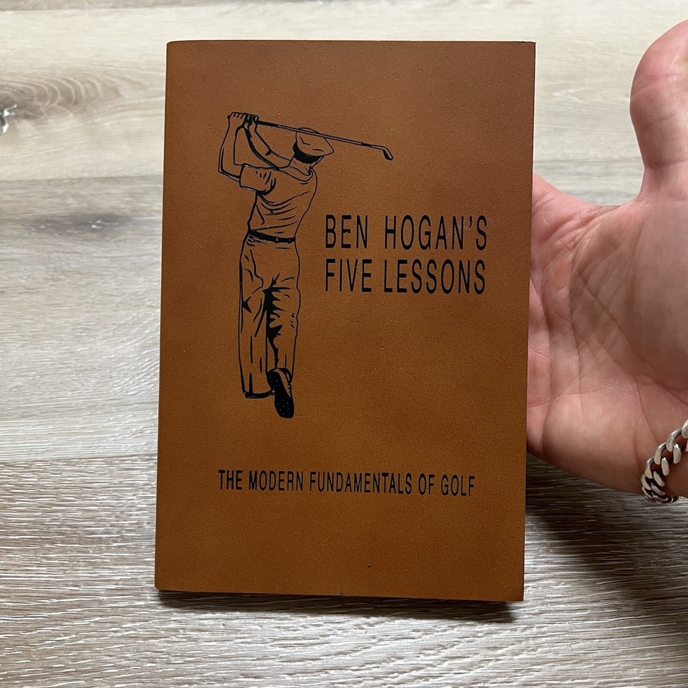 Pottery Barn Ben Hogan: Golf Leather-Bound Book Raw Flexible Cover Brown